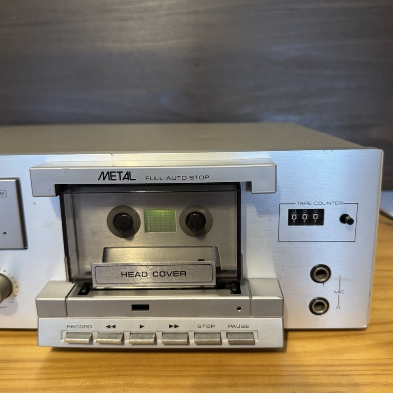 Vintage Sherwood S-100 CP Stereo Cassette Deck - Power Tested Only Silver Face gallery