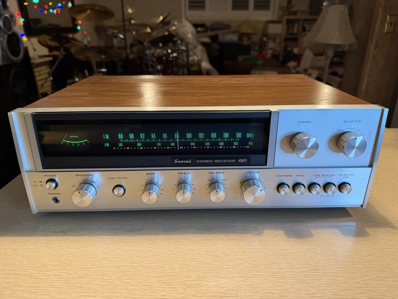 Sansui 661 Stereo Receiver Amplifier Full Fresh Service Near Mint Rare Beauty💎 gallery