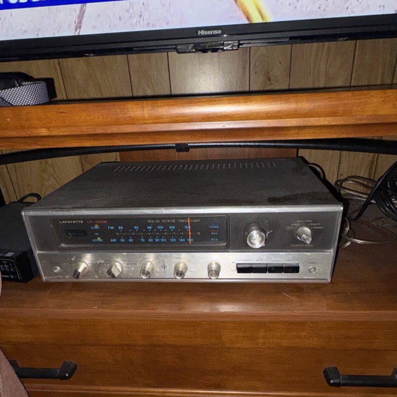 Lafayette LR-1000B Vintage Stereo Receiver Classic AM/FM Audio Component