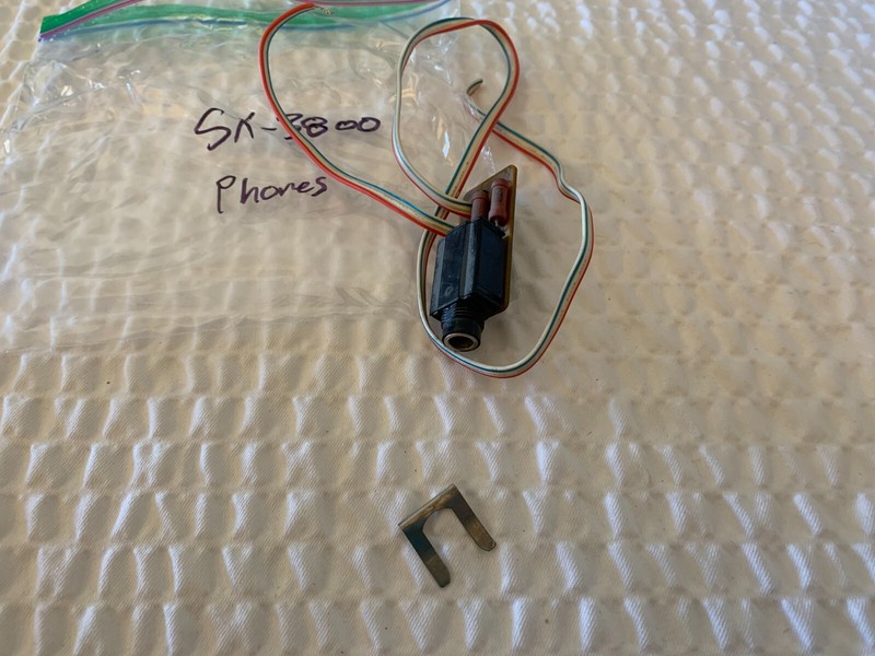 Pioneer SX-3800 Stereo Receiver Parting Out Headphones Jack