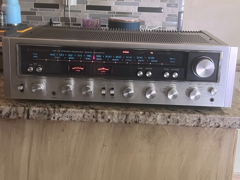 Vintage Kenwood KR-6600 Stereo Am/Fm Tuner Amplifier – Serviced-Tested-Nice