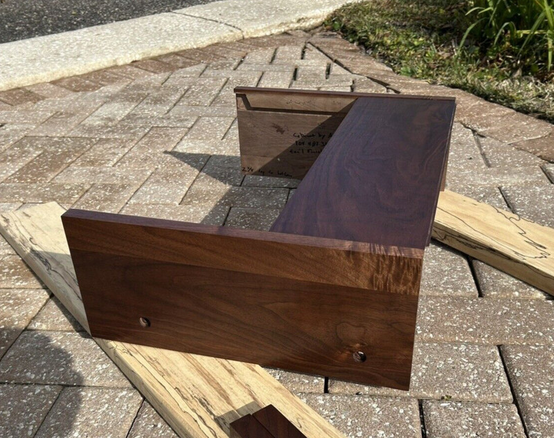 Pioneer SX-980/1080 Receiver Cabinet, Black Walnut Replica, Cabinet Only, Read gallery