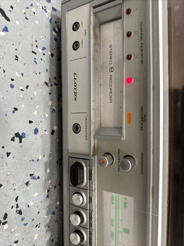Vintage Lloyd's AM/FM Stereo Receiver 8-Track Model R-925. VERY RARE gallery