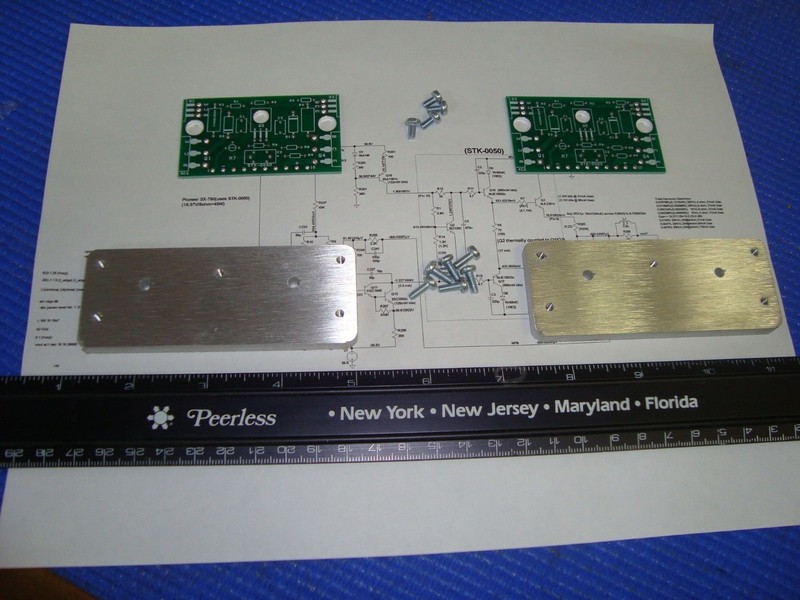 STK-0050 (STK-0050-II) STK-0070 Module pcb, heatsink, hardware for two channels gallery