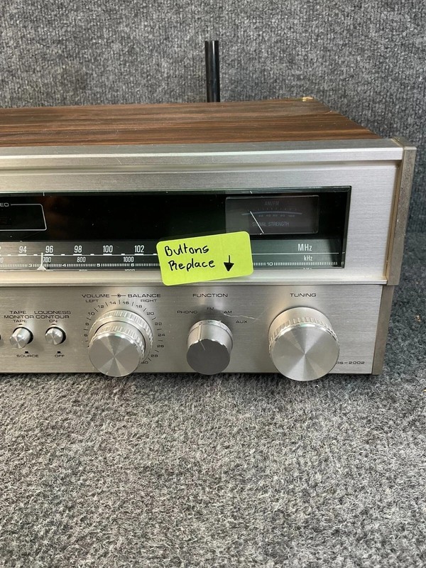 Vintage Fisher RS-2002 AM/FM Stereo Receiver 5-Band Equalizer Silver gallery