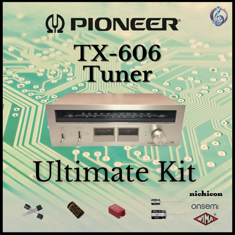 Pioneer TX-606 Tuner Ultimate Upgrade Kit Genuine Parts Restoration