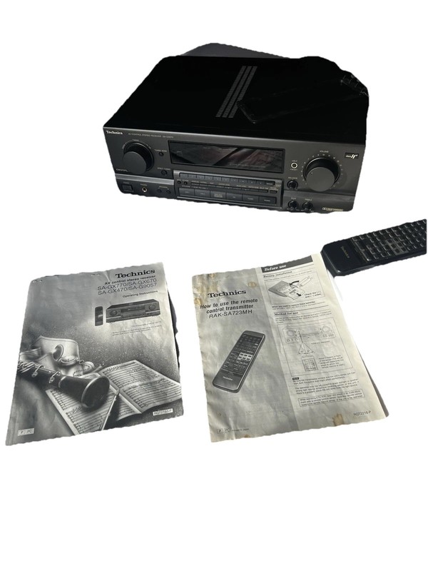 Vintage Technics SA-GX670 Stereo Receiver With Remote Manuals gallery