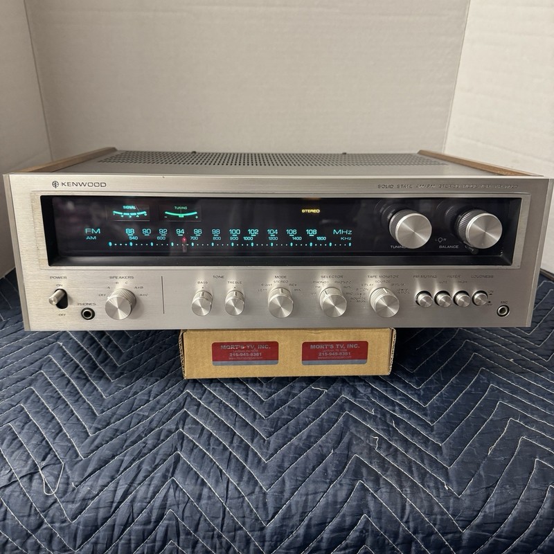 KENWOOD KR-6020 VINTAGE AM/FM STEREO RECEIVER – SERVICED – CLEANED – TESTED