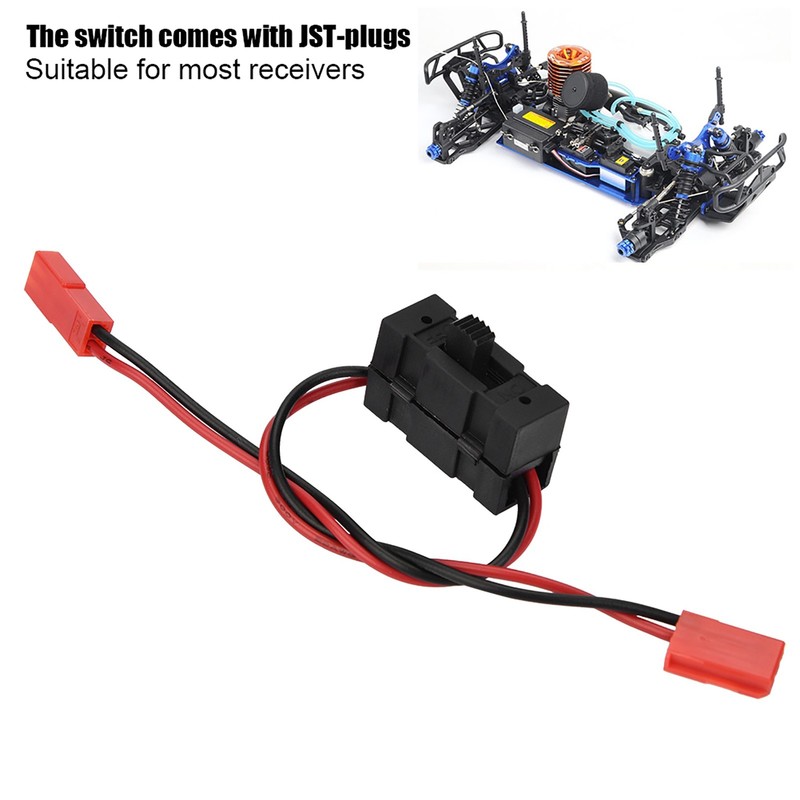 Nitro Electric RC Car RX Receiver Switch On/off With JST Connector For HSP 1/10 gallery