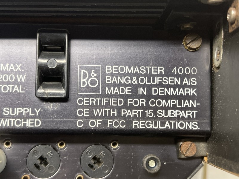 Bang and Olufsen Beomaster 4000 Receiver As-Is gallery