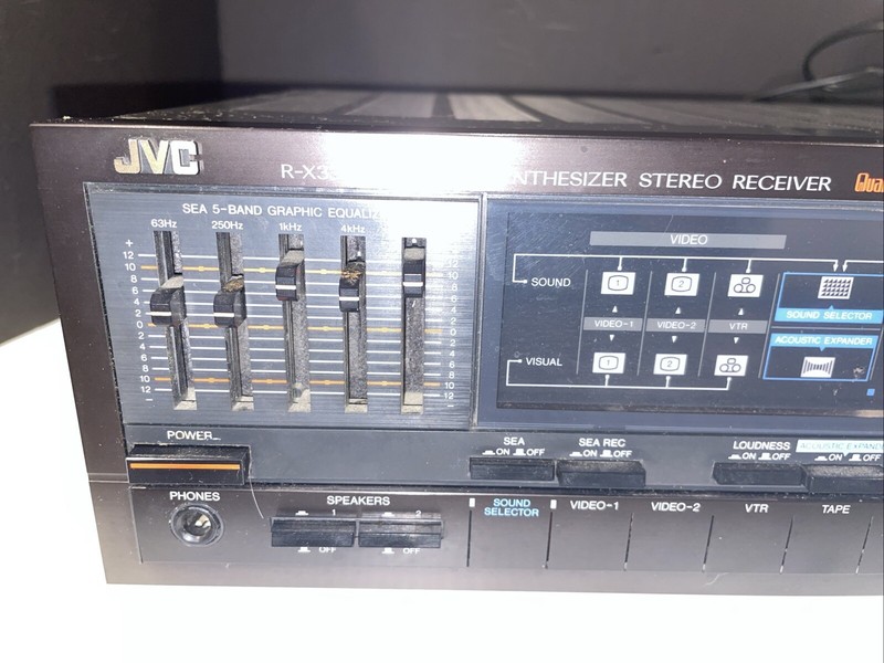 JVC R-X330V Digital Synthesizer AV Stereo Receiver - Works gallery