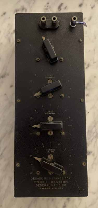 General Radio 602-K Precision Laboratory Instrument Wood Enclosure Vintage 602K