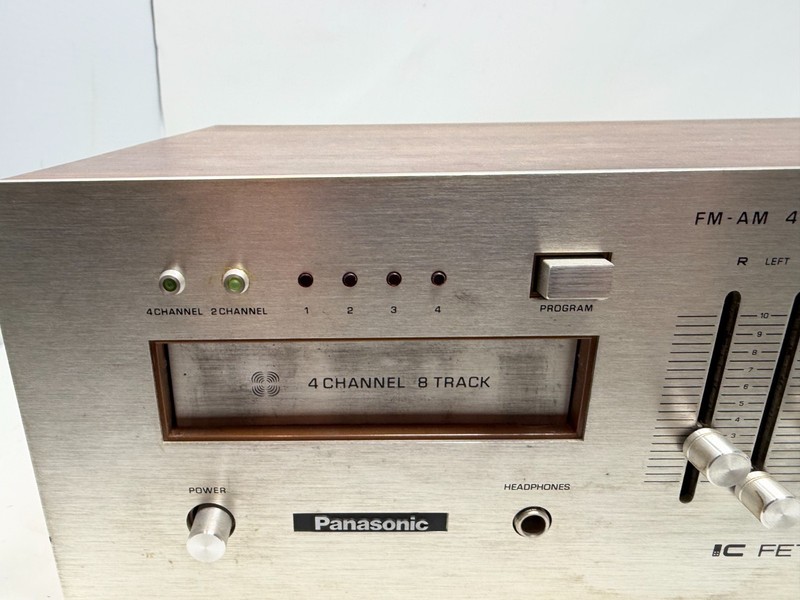 Vtg Panasonic RE-8420 4 Channel 8 Track Receiver Parts Repair Japan gallery