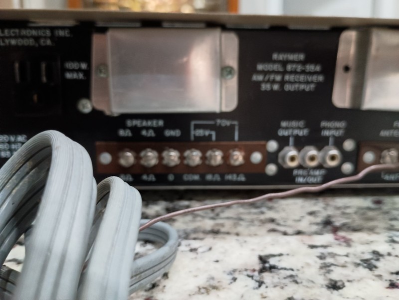Vintage Raymer 872-35A 35W Mono AM-FM Receiver Amplifier Radio PA System - Works gallery