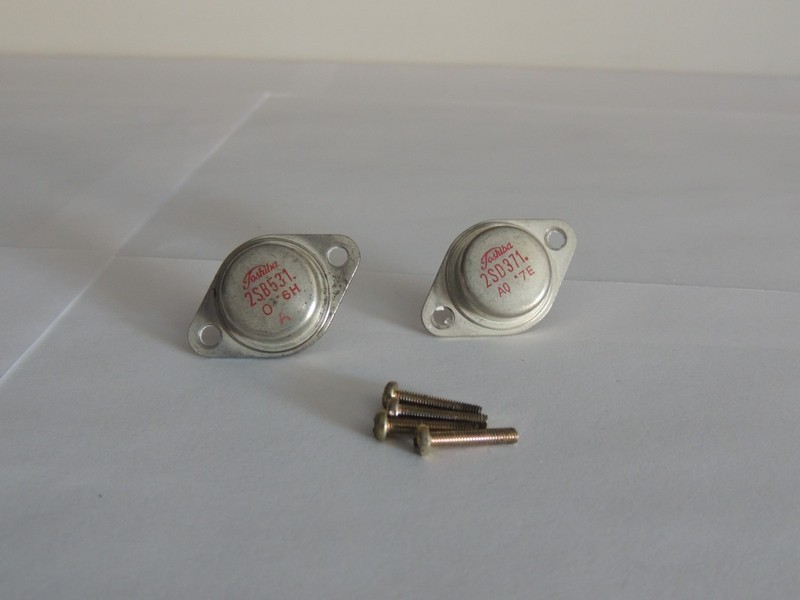 Pioneer SX-850 SX-636 SA-8500 Output Transistor (Pair!) Toshiba 2SB531 & 2SD371 gallery