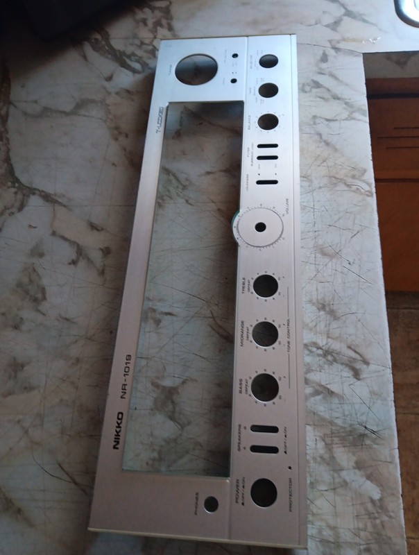 Nikko NR-1019 Stereo Receiver Faceplate