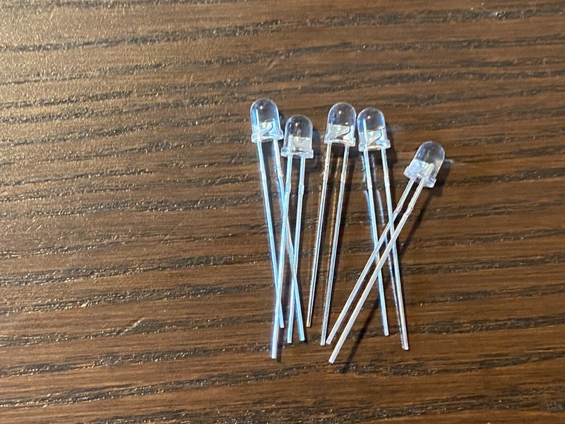 5 Harman-Kardon 330A 330B Warm White LED Lamps for Function Indicator Lights