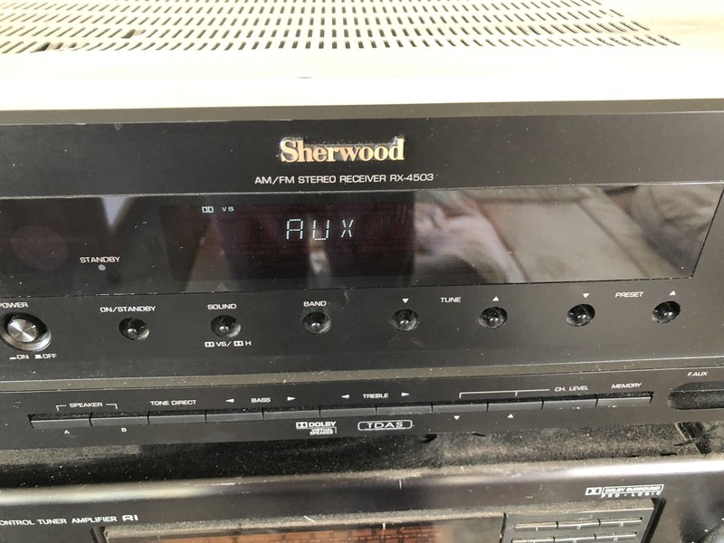 Sherwood AM/FM Stereo Receiver RX-4503 Vintage Tested gallery