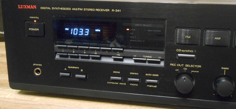 NEW LUXMAN Synthesized FM AM Stereo Receiver Amp R-341 NOS! OPEN BOX! COMPLETE! gallery