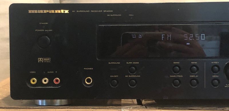Vintage Marantz SR4000 AV Surround Receiver Box Manual Remote Works Great! gallery