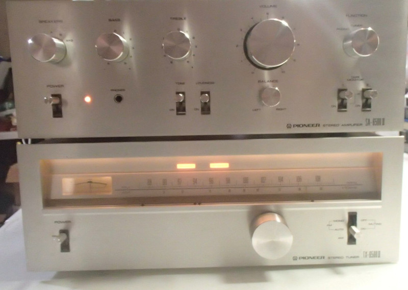 Pioneer SA-6500II Amplifier & TX-6500II Tuner Vintage Stereo Tested Working gallery