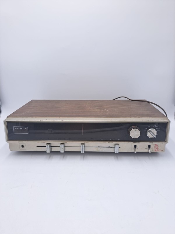 Rare Lloyd’s DD-Series Vintage Receiver 1970s Silver Faceplate MCM Audio Collect