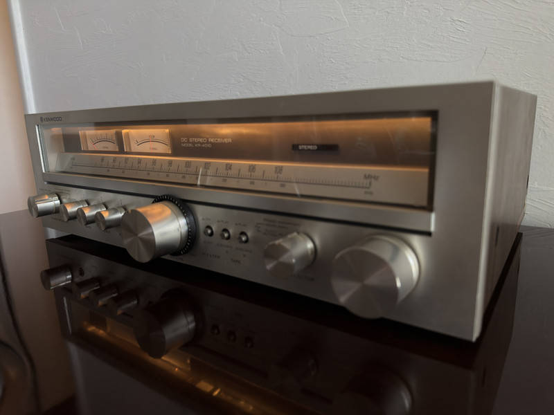 Kenwood KR-4010 Stereo Receiver – Vintage 1970s Silver Face Classic gallery