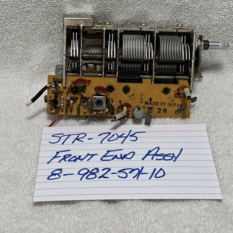 Sony STR-7045 STR-6055 Front End Assy 8-982-571-10 Parting Out