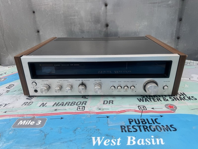Vintage Kenwood KR-3400 22W AM/FM Hi-Fi Stereo ReceiverPOWER AMPLIFIER
