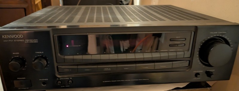 Kenwood KR-A5060 100watt Duel Channel AM/FM Stereo Receiver | Missing 1 Leg gallery