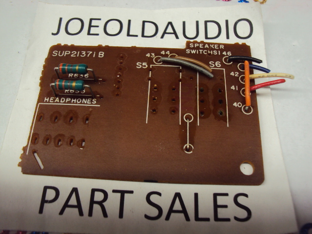 Technics SA-103 Original Headphone Jack/Speaker Switch Board. Parting Out SA-103
