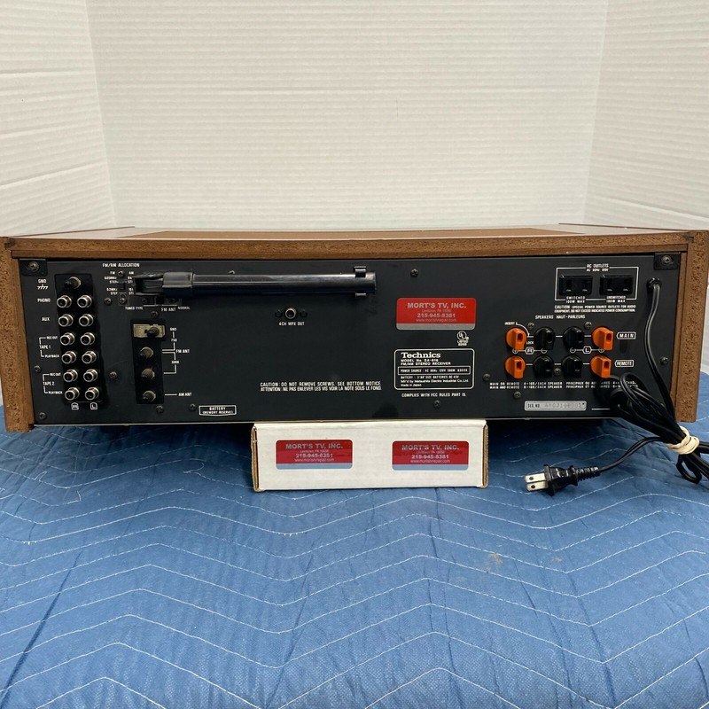 TECHNICS SA-616 VINTAGE AM/FM STEREO RECEIVER - SERVICED - CLEANED - TESTED gallery