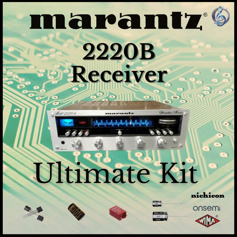 Marantz 2220B Receiver Ultimate Upgrade Kit Genuine Parts Restoration