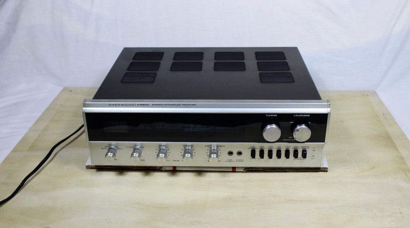 Sherwood S-8900A 8 Ohms Stereo Dynaquad Receiver For Repair Only(Needs Service)