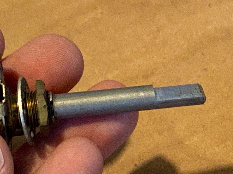 Vintage 1956 CTS Potentiometer 500k Ohms Audio Taper Guitar Pot Long w/Loudness gallery