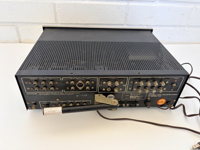 Vintage Kenwood Stereo Receiver KR-4140 PLEASE READ gallery