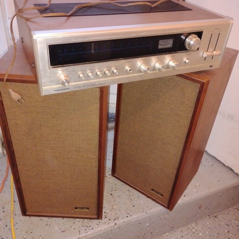realistic sta 84 stereo receiver and Optimus 1s