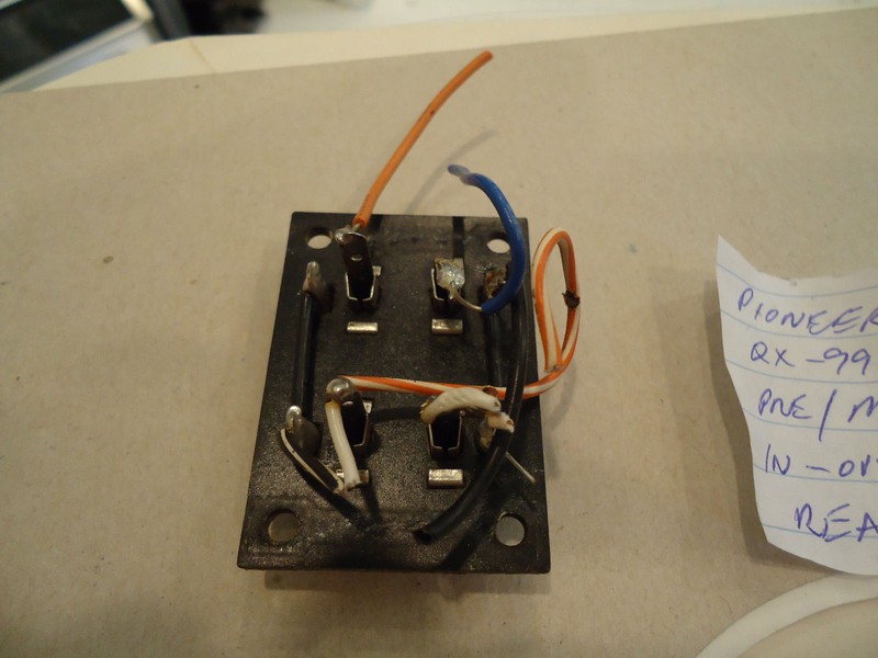 Pioneer QX-9900 Quad Receiver Pre/Main In/Out Jacks Rear gallery