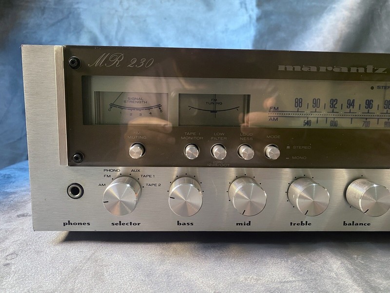 1978 MARANTZ MR-230 AM/FM STEREO RECEIVER Tuner,Phono,2 Tape,Aux 24Lbs *WORKING* gallery