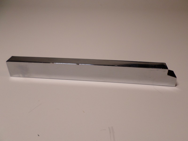 Soundesign Stereo Model 69D Plastic Chrome Trim Left Side facing