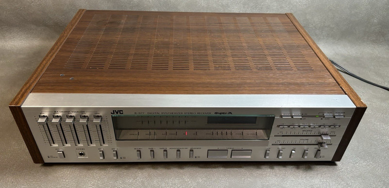 Vintage JVC R-S77 Stereo Receiver w/ Digital Synthesizer Tested and Working