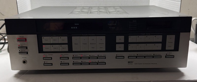 MCS 3265 Digital Synthesized Stereo Receiver Vintage Untested . Powers On .