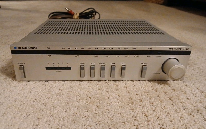 BLAUPUNKT T-60 Micronic Tuner Vintage Made In Japan