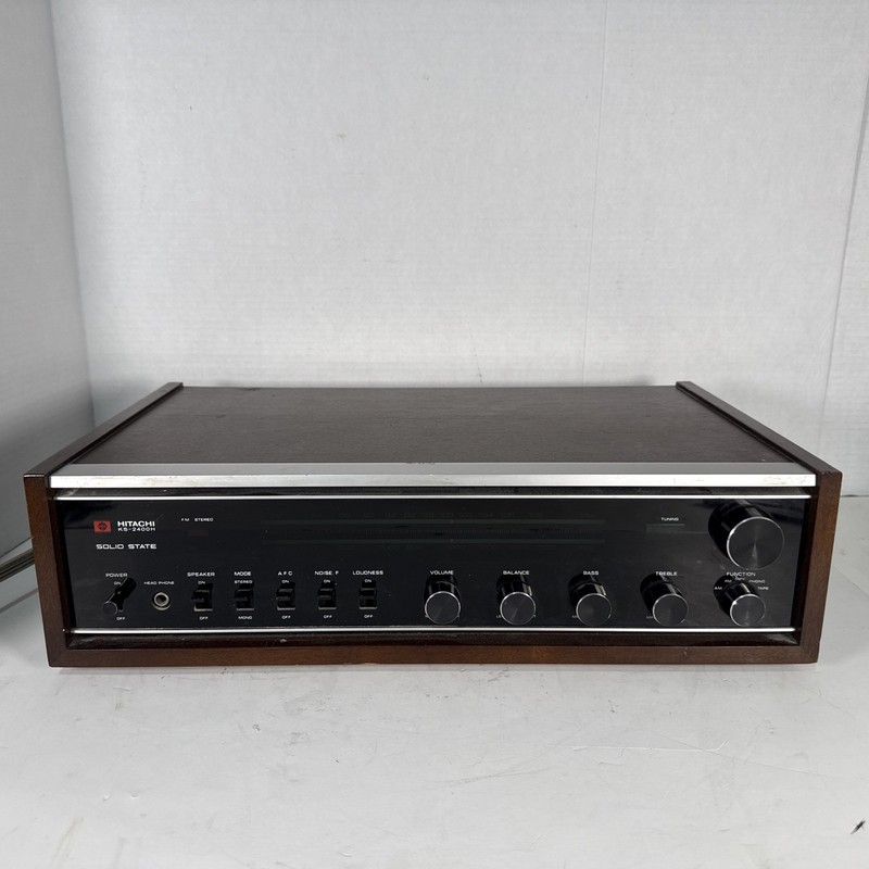 Hitachi KS-2400H Receiver solid state am/fm stereo vintage 70’s working