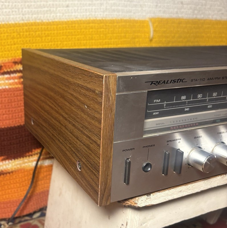 Realistic Sta-110 Vintage Stereo Receiver Tested Working Tuner Radio Tandy gallery