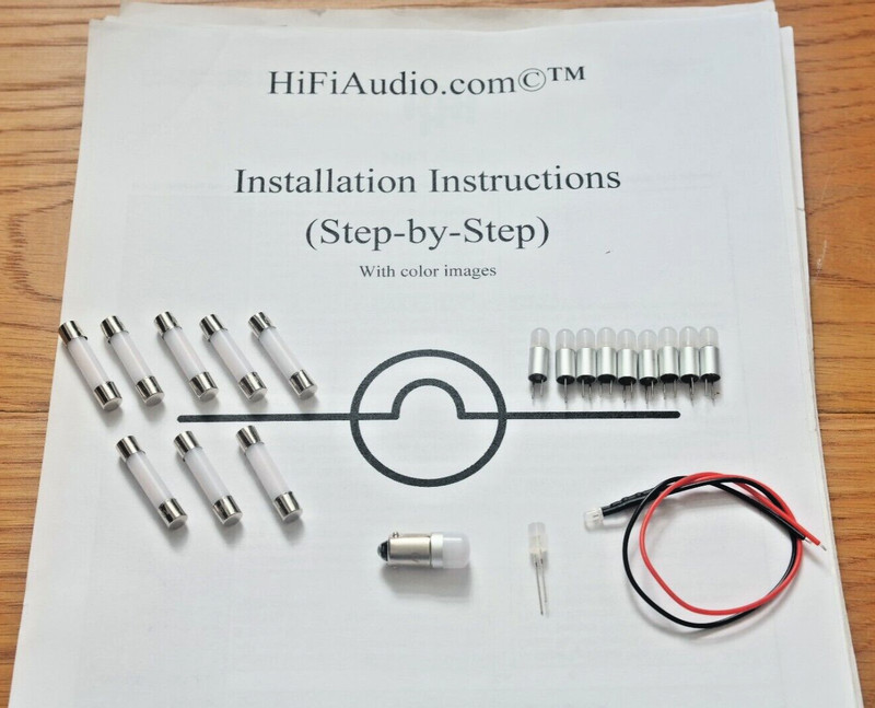Marantz 4230 TITANIUM upgrade bulbs lights LED lamps FULL Set kit w INSTRUCTIONS