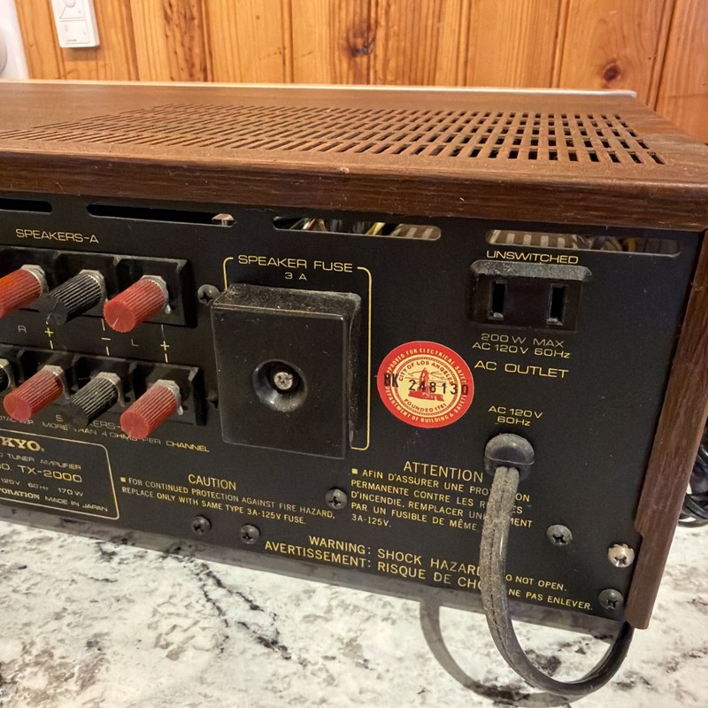 Onkyo Servo Locked Tuner Amplifier TX-2000 gallery