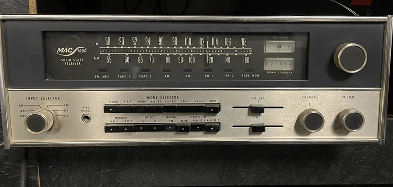 McIntosh MAC-1900 AM/FM Stereo Receiver Works Great!