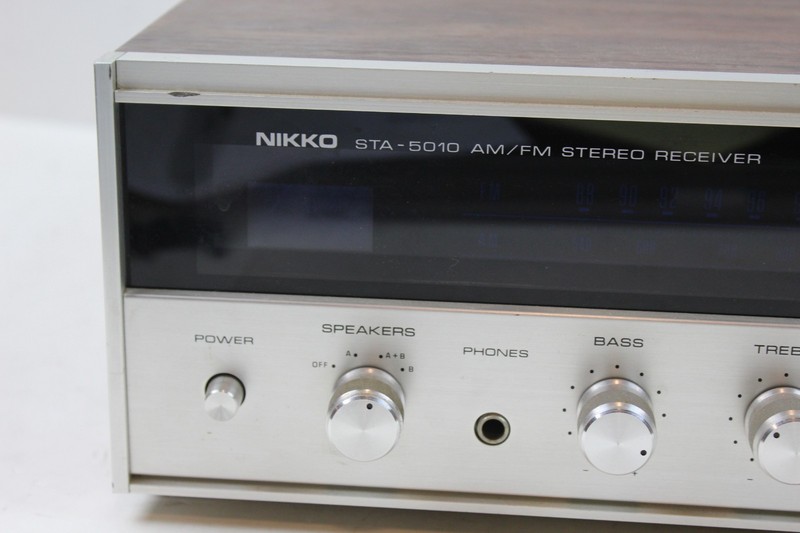 AS IS Nikko STA-5010 AM/FM Stereo Receiver in Wood Cabinet gallery