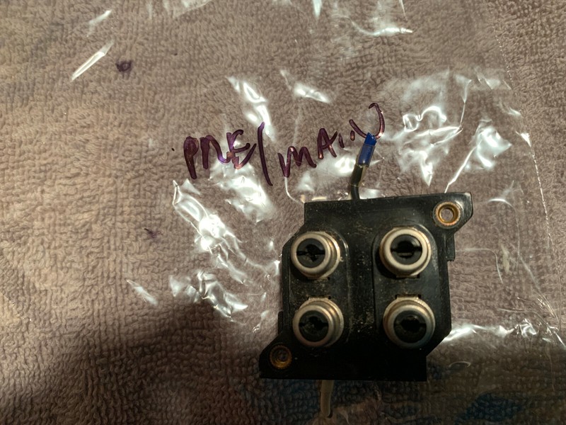 Pioneer SX 838 Vintage Stereo Receiver Parting Out Pre / Main In Out Jacks